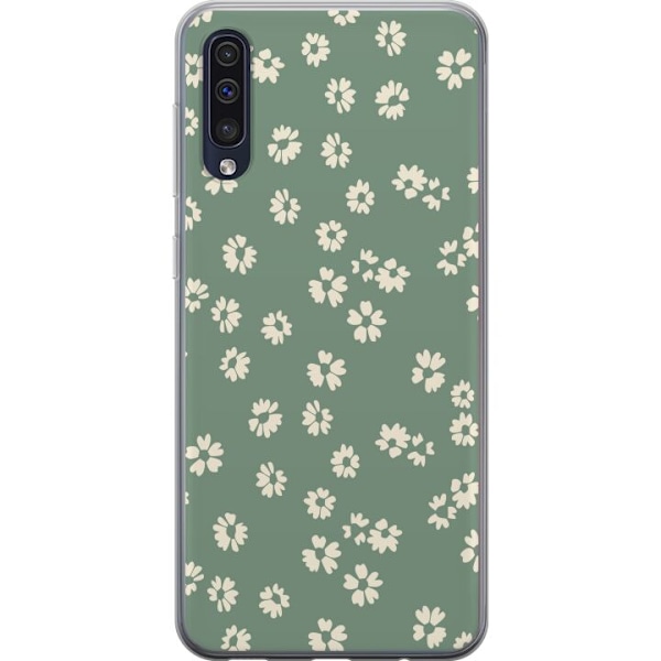 Samsung Galaxy A50 Läpinäkyvä kuori Kukkaisunelma - Värikäs Kukkakuvio