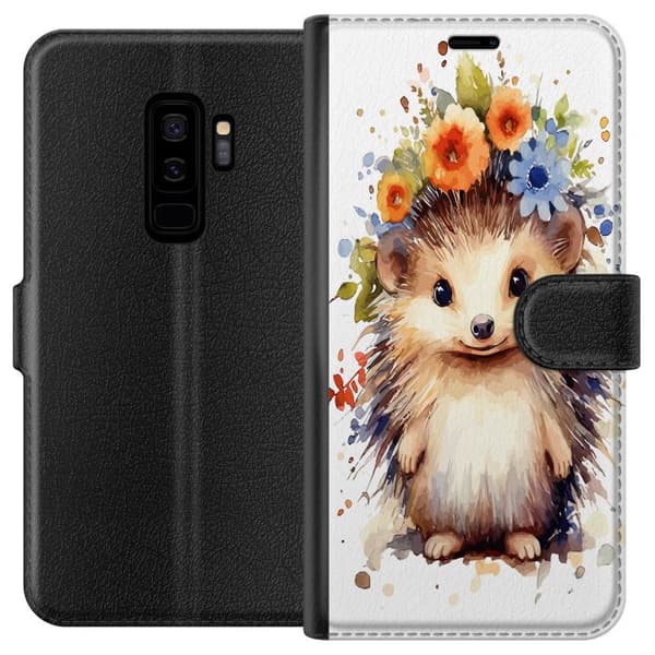 Kompatibelt Plånboksfodral till Samsung Galaxy S9+ Igelkott