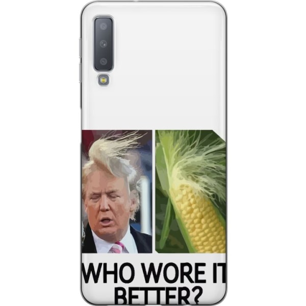 Samsung Galaxy A7 (2018) Gennemsigtig cover Trump