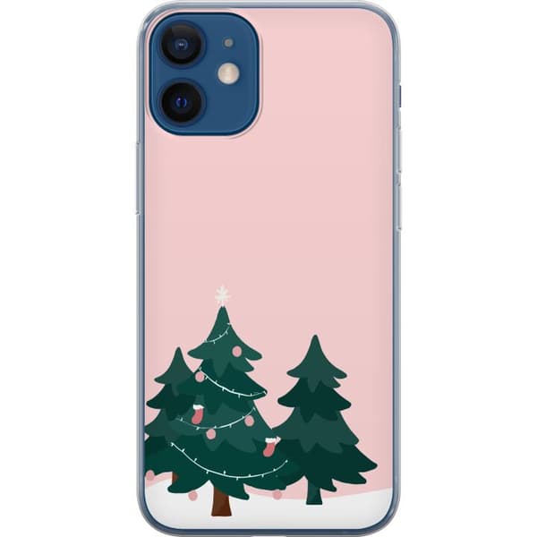 Kompatibelt Mobilskal till Apple iPhone 12 mini Granar God Jul