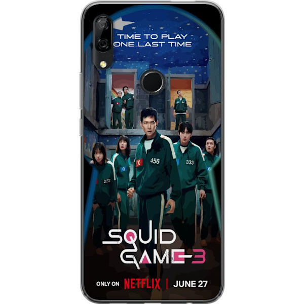 Huawei P Smart Z Genomskinligt Skal Squid Game Säsong 3 Seriefigurer Populärt TV Serie Motiv Ikoner Spänning Drama Asiatisk Design Trend