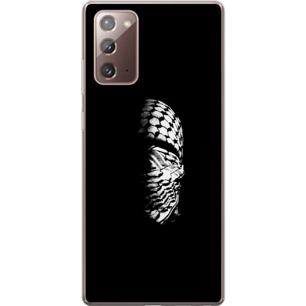 Samsung Galaxy Note20 Gennemsigtig cover Keffiyeh-mønster - k