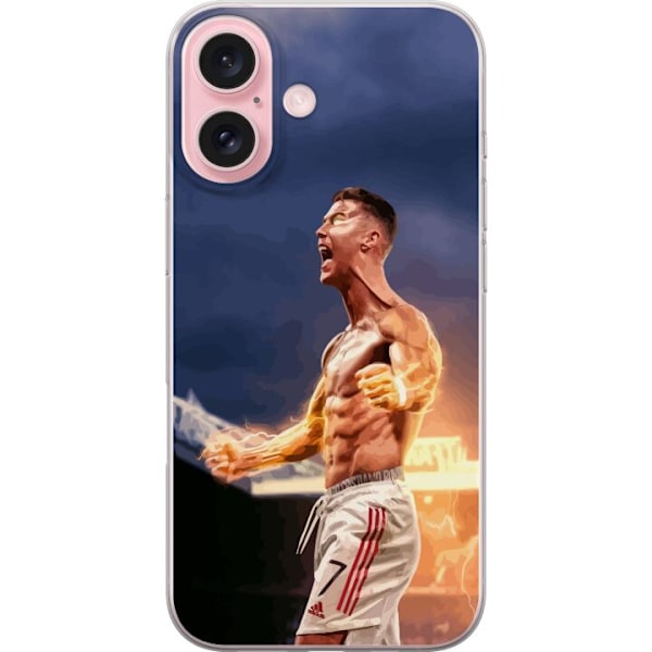 Apple iPhone 16 Läpinäkyvä kuori Cristiano Ronaldo