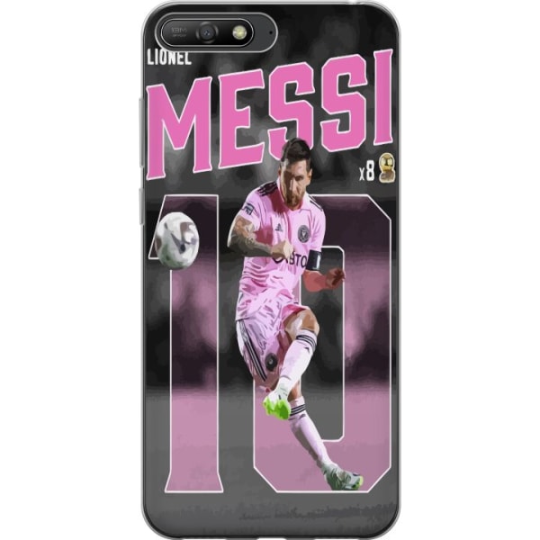 Huawei Y6 (2018) Gennemsigtig cover Lionel Messi