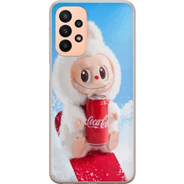 Samsung Galaxy A23 Läpinäkyvä kuori Labubu Summer Edition