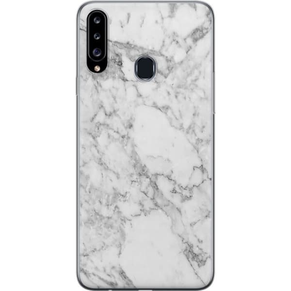 Kompatibelt Mobilskal till Samsung Galaxy A20s Marmor