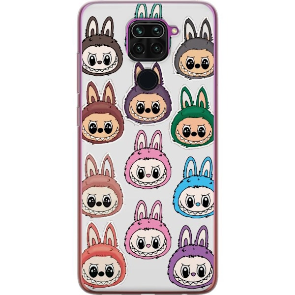 Xiaomi Redmi Note 9 Läpinäkyvä kuori Labubu Macaron Monster