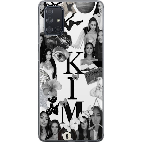 Samsung Galaxy A71 Läpinäkyvä kuori Kim Kardashian – Aesthetic Look 2025