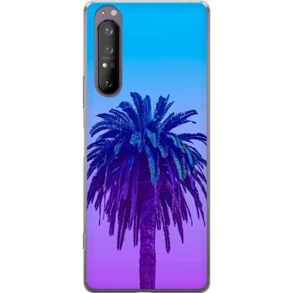 Sony Xperia 1 II Läpinäkyvä kuori Palm