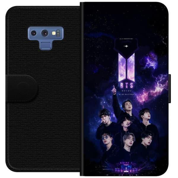 Kompatibelt Lommeboketui til Samsung Galaxy Note9 BTS lila