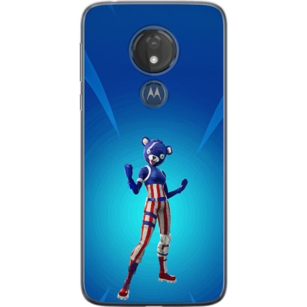 Motorola Moto G7 Power Gennemsigtig cover Fortnite - Bamsen