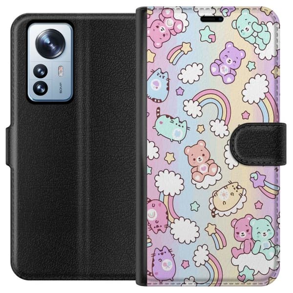Kompatibelt Plånboksfodral till Xiaomi 12 Pro Kawaii