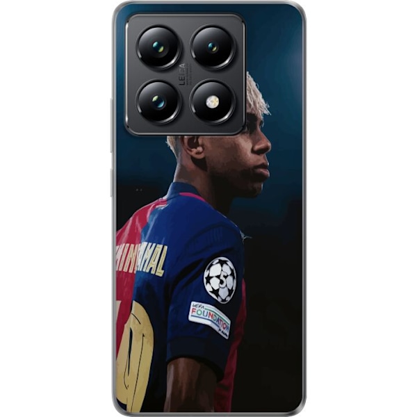 Xiaomi 14T Pro Läpinäkyvä kuori Lamine Yamal - Barcelonan i