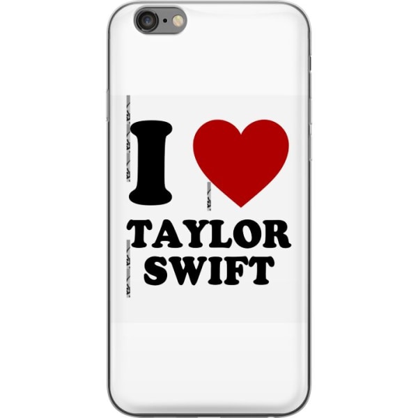 Apple iPhone 6 Plus Läpinäkyvä kuori Taylor Swift