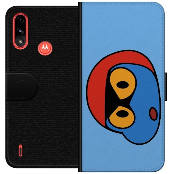 Motorola Moto E7 Power Lommeboketui Bold Bot Head