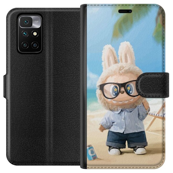 Xiaomi Redmi 10 Plånboksfodral Labubu Dark Dreams – Mörk m