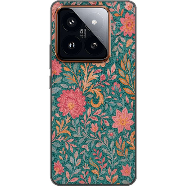 Xiaomi 14 Pro Gennemsigtig cover Floral Dream