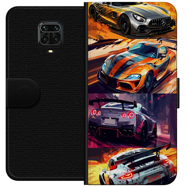 Xiaomi Redmi Note 9S Lommeboketui Rallyfeber - intensivt motiv