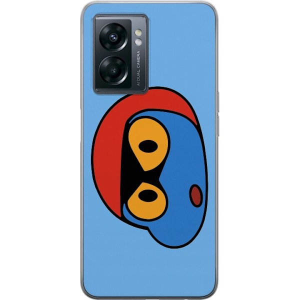OnePlus Nord N300 Läpinäkyvä kuori Bold Bot Head
