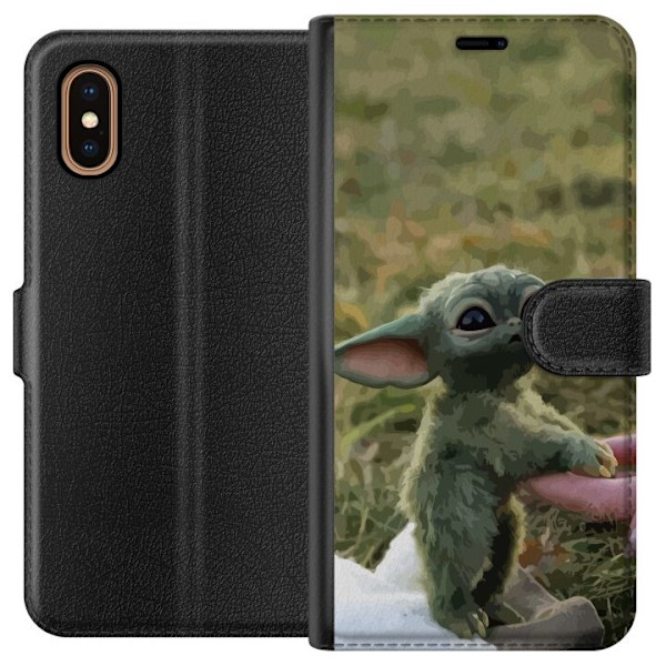 Apple iPhone XS Max Plånboksfodral Yoda