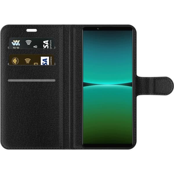 Kompatibelt Lommeboketui til Sony Xperia 5 IV Jul rosa