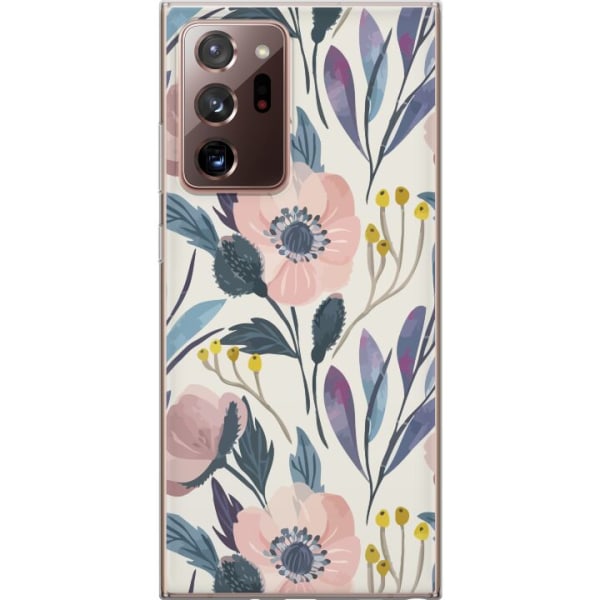 Samsung Galaxy Note20 Ultra Gjennomsiktig deksel Blomsterlykke