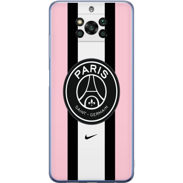 Xiaomi Poco X3 Pro Läpinäkyvä kuori Paris Saint-Germain F.C