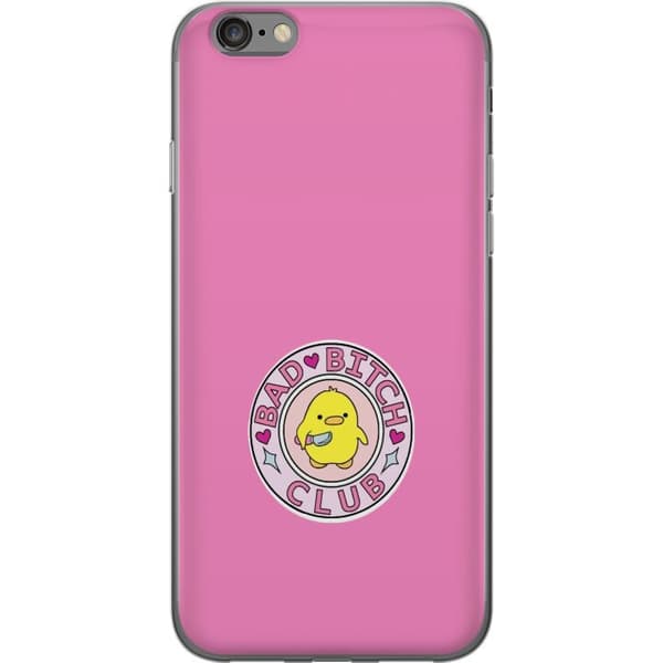 Kompatibelt Mobildeksel til Apple iPhone 6 Bad Bitch Club rosa