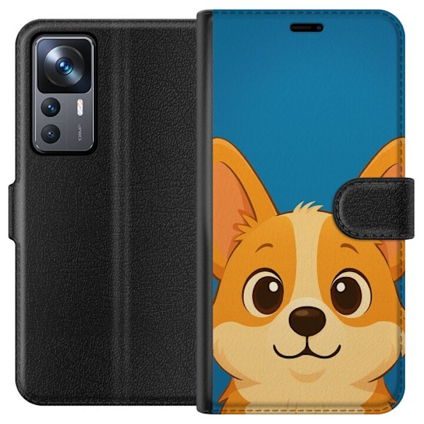 Xiaomi 12T Lompakkokotelo Hello Corgi