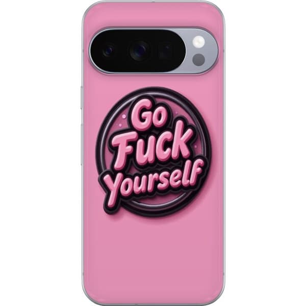 Kompatibelt Mobildeksel til Google Pixel 10 Pro XL Rosa 3D textposter