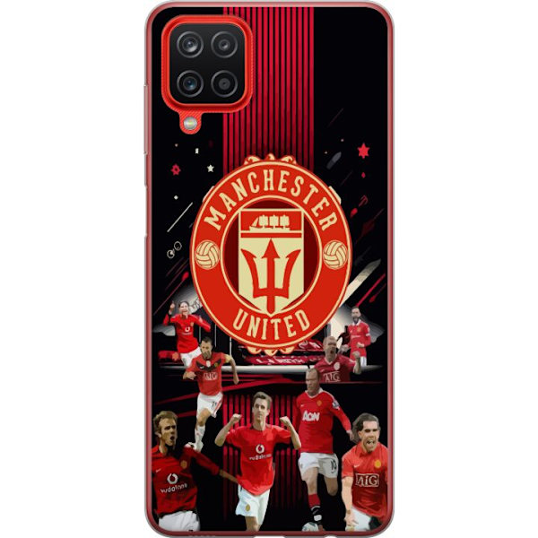 Samsung Galaxy A12 Genomskinligt Skal Manchester United F.C.