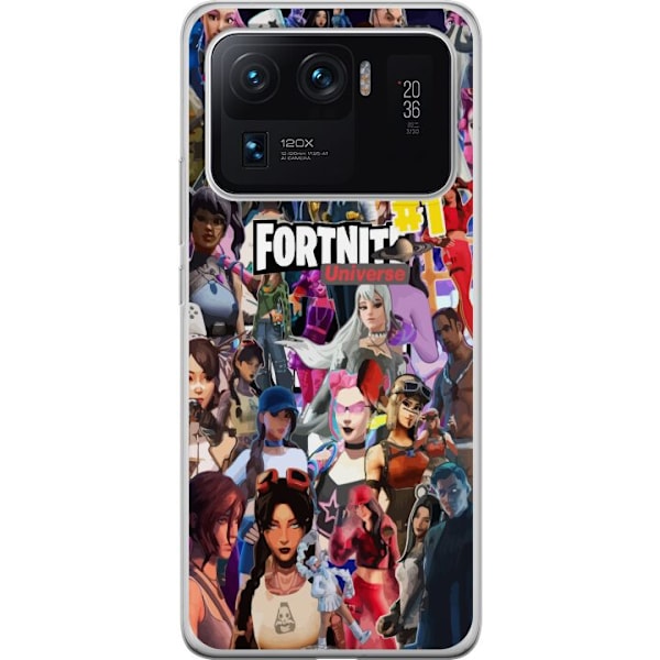 Xiaomi Mi 11 Ultra Läpinäkyvä kuori Fortnite