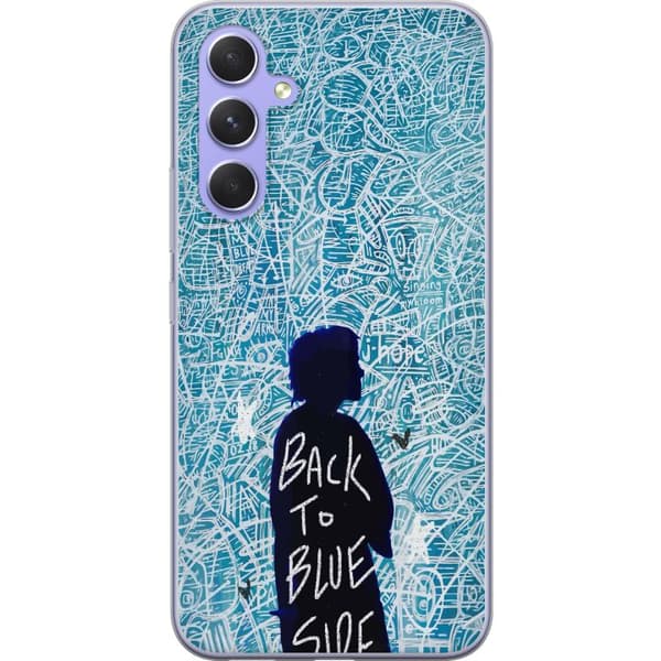 Kompatibelt Mobildeksel til Samsung Galaxy A54 Back To Blue Side turkis