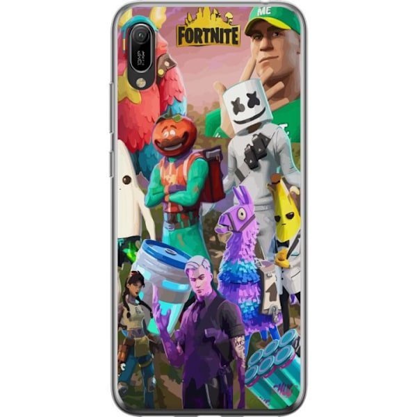 Huawei Y6 Pro (2019) Gennemsigtig cover Fortnite