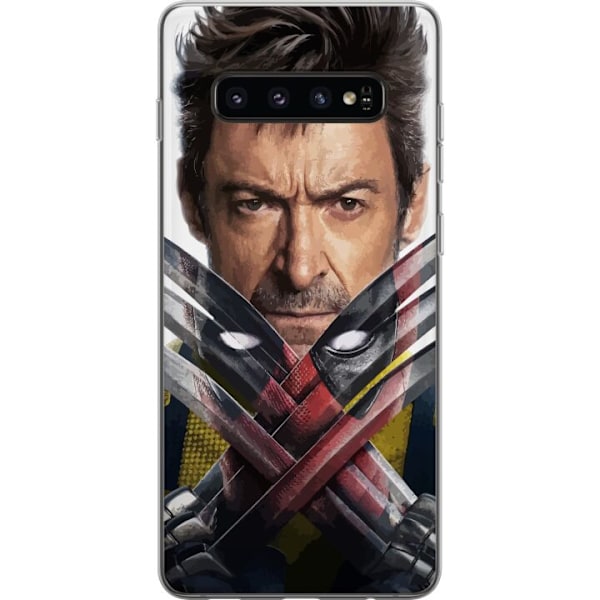 Samsung Galaxy S10 Gjennomsiktig deksel Deadpool & Wolverine