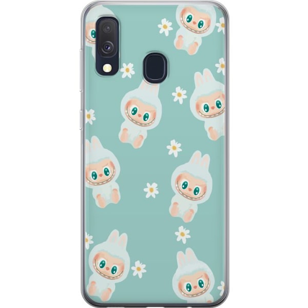 Samsung Galaxy A40 Genomskinligt Skal Labubu Candy Vibes – S