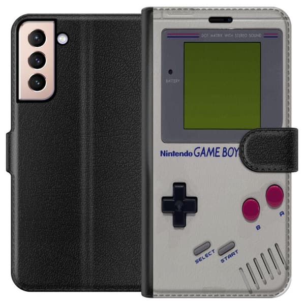 Kompatibel Tegnebogsetui til Samsung Galaxy S21 Game Boy