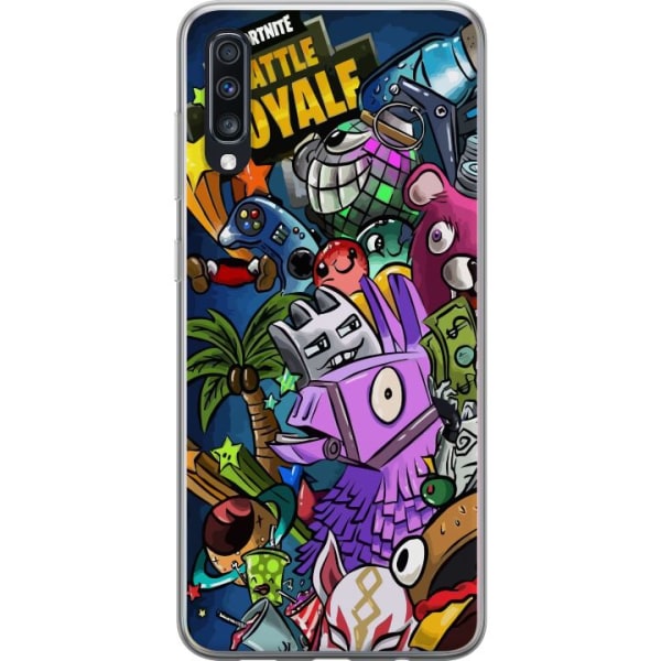 Samsung Galaxy A70 Gennemsigtig cover Minecraft