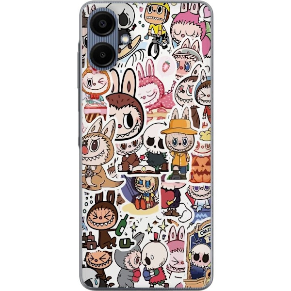 Samsung Galaxy A06 Gennemsigtig cover Labubu All-Stars – POP MART Specialudgave