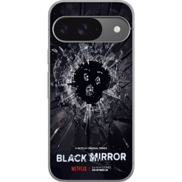 Google Pixel 9 Pro Läpinäkyvä kuori Black Mirror Sci-Fi Net