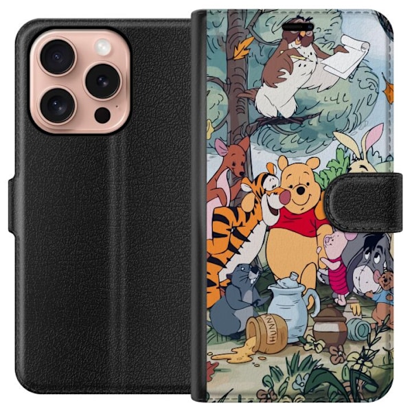 Apple iPhone 16 Pro Lommeboketui Nalle Puh og hans venner