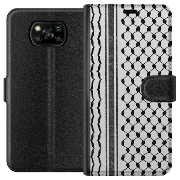 Xiaomi Poco X3 NFC Plånboksfodral Palestinskt mönster – in