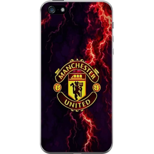 Apple iPhone 5 Gjennomsiktig deksel Manchester United