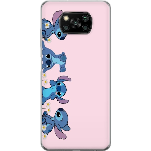Xiaomi Poco X3 NFC Genomskinligt Skal Stitch Skratt & Bus –