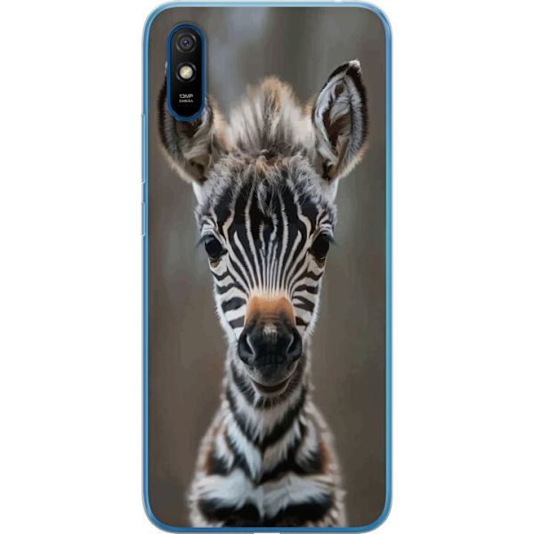 Xiaomi Redmi 9A Genomskinligt Skal Giraff Djurmotiv Afrika Natur Grafiskt Motiv Savann Vilda Djur Populär Väggkonst Exotiskt Tema