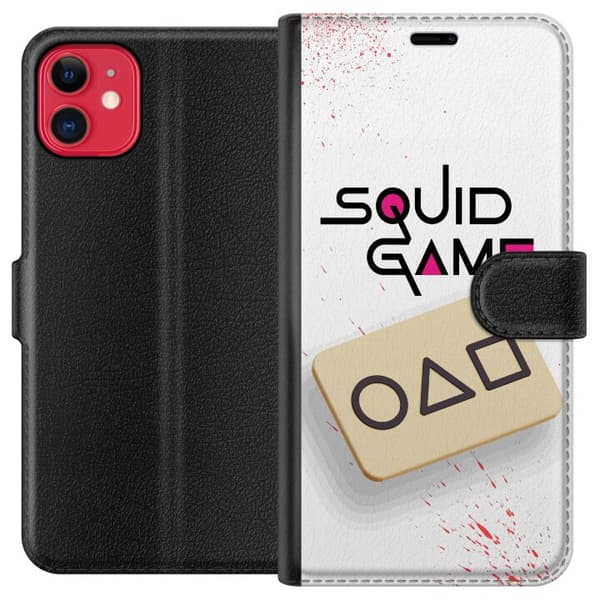 Kompatibel Tegnebogsetui til Apple iPhone 11 Squid Game