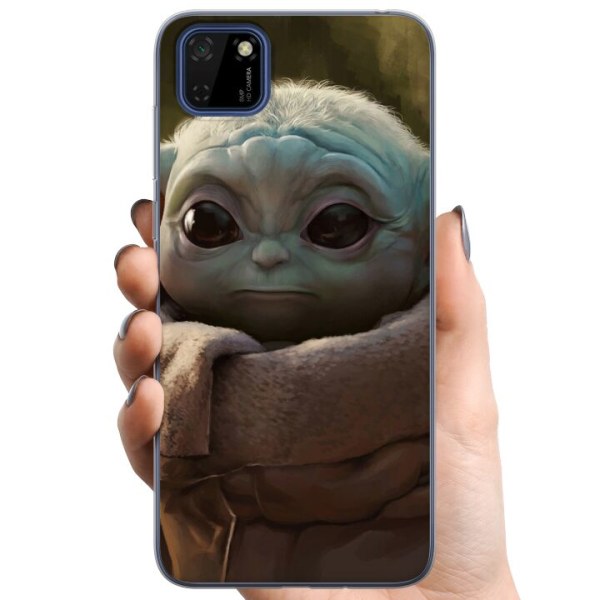 Huawei Y5p TPU Matkapuhelimen kuori Baby Yoda