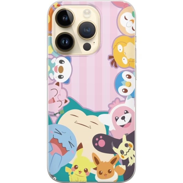 Apple iPhone 14 Pro Gennemsigtig cover Pokemon
