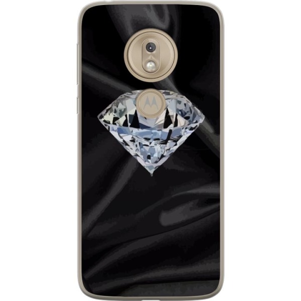 Motorola Moto G7 Play Genomskinligt Skal Silke Diamant