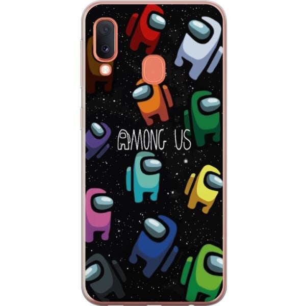 Samsung Galaxy A20e Gennemsigtig cover Mellem Os